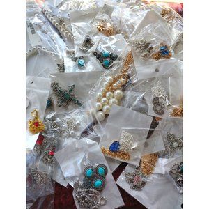 NEW 25 Pieces Wholesale Fashion Jewelry Lots - Mixed Necklace/Jewelry Sets/Rings